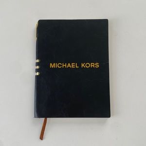 Michael Kors Leather Notebook with Pen